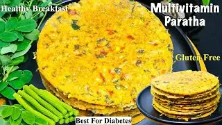 Nutritious Millet Paratha for Breakfast | Moringa Paratha |Drumstick leaves recipe |Paratha in Lunch