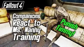 Fallout 4 - Companions React to Miss Nanny Training in the General Atomics Factory