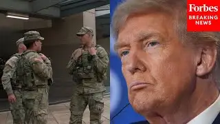 South Carolina National Guard Troops Patrol D.C. Subways To Bolster Trump's Crackdown On Crime