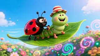 Itsy Bitsy Ladybug | Cute Insect Rhyme for Kids | Nursery Rhymes & Songs for Children