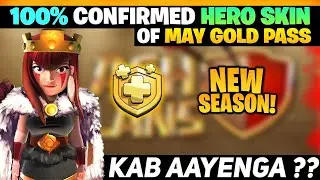 New Update - May Gold Pass Queen Skin Coc 2022- Mighty Queen Clash of clans | Upcoming GoldPass Skin