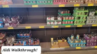 Aldi Walkthrough! Did they have empty shelves today? Is there a food shortage or supply problem?🤔🚛🛒🚚