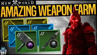 New World: AMAZING HIGH LEVEL WEAPON & XP FARM FOR NEW PLAYERS - Lv 5 to 20 Best Farm For Weapons