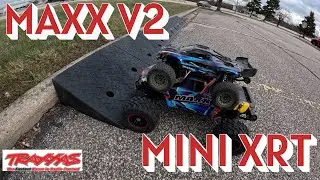 Тестирование различных трамплинов для прыжков на Traxxas Maxx и Mini XRT!!! #traxxasracing #m2cra...