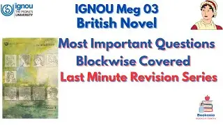Meg 03 Important Questions | Last Minute Preparation Series | June 2025 Ignou Term End Exam