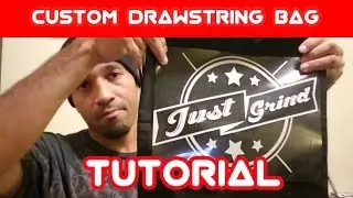 Custom drawstring bag (tutorial)