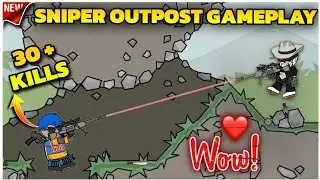 DAY-15 | Mini Mlilita Classic Sniper Outpost Gameplay🔥#minimilitiaclassic#minimilitia#da2minimilitia