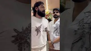 Bigg Boss 8 Winner Nikhil Maliyakkal & Arjun Ambati at HK Permanent Makeup Grand Opening in Vizag