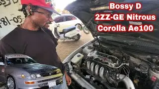 Bossy D 2zz-ge Nitrous Corolla is ready for Yellow's K24 Nitrous EG | Sanchez said that he's ready