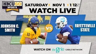 JCSU vs Fayetteville State Football | CIAA Showdown Live on The Grio & HBCU Go