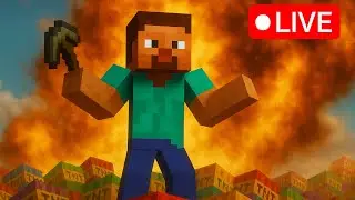 🔴 Minecraft TNT Village #shorts #minecraft #shortslive #shortsfeed #live