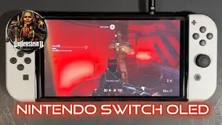 Wolfenstein II on the Nintendo Switch OLED