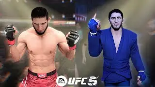МОЛОДОЙ ИСЛАМ МАХАЧЕВ В UFC 5! СРАВНИЛ С ЕГО ПРАЙМ ВЕРСИЕЙ в UFC 5!