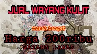 #01 BISNIS JUAL WAYANG KULIT LAWASAN MURAH BANGET || Harga mulai dari 200rb.
