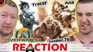 Overwatch Origin Trailer REACTIONS- Tracer, Soldier 76 & Ana!