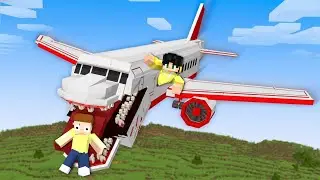 I Pranked My Friend with Airplanes in Minecraft