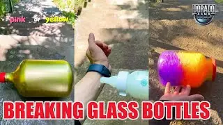 Breaking Glass Bottles & Balloon Drops 🎈💦 Crushing of Crunchy & Soft Things! #satisfying #asmr