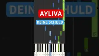 AYLIVA - Deine Schuld ( Piano Tutorial)