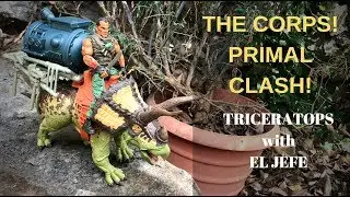 PRIMAL CLASH! Triceratops with El Jefe
