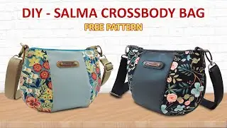 DIY Salma Crossbody bag - How to sew sling bag - Tutorial cara membuat tas selempang handmade