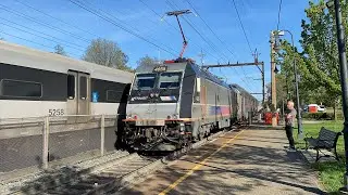 NJ Transit Morristown Line Evening Rush Action @ Convent Station (4/19/23)