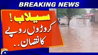 Massive Financial Loss in Flood-Hit Areas &ndash; Crores Lost! | Geo News Update