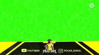 green screen live stream overlay #policegokul #freefire