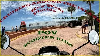 Cruising Through Key West on a Scooter – 1 Hour POV #keywest