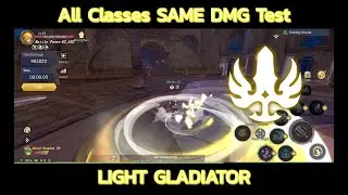 Light Gladiator - All Classes SAME DMG Dps Test in 1 min | Dragon Nest 2 Evolution 光劍鬥 龍之谷2進化 實測輸出
