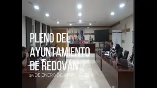 Pleno ordinario del Ayuntamiento de Redov&aacute;n (25/01/2024)