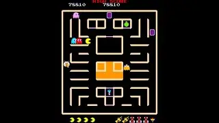 Pac-Man & Chomp Chomp [Arcade Longplay] (1983) Namco