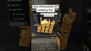 3D modeling AI Tool #aitools #tools #ai #3dmodeling