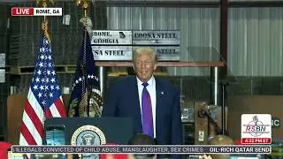 FULL EVENT: President Trump Celebrates America at Coosa Steel Factory in Georgia - 02/19/26