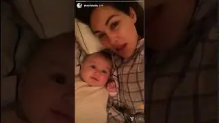 Nikki Bella cute talking with baby | KvpLive