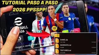 C&Oacute;MO INSTALAR eFootball PES 2026 PPSSPP (Apk + Data + Obb) Tutorial 100% Funcional! 2026