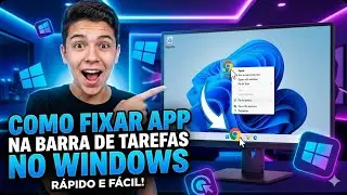 Como FIXAR APLICATIVO na BARRA DE TAREFAS no WINDOWS 