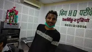Rapper Jagat Tiruwa New DJ Song Recording Time In Big Parivesh Studio