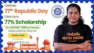 NEET 2026 Preparation | Celebrate 77th Republic Day Claim up to 77 % Scholarship