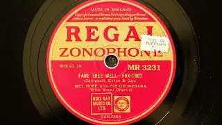 Mel Rose and His Orchestra (Joe Loss) - Fare Thee Well (1940)