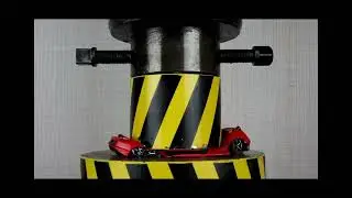 hydraulic press vs plastic wrap ball