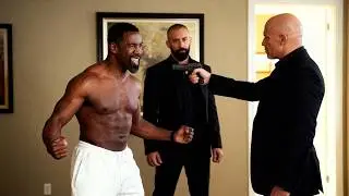 Gangster confronts Michael Jai White, clueless about how badass he really is