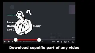 How to cut a section from a YouTube video| How to cut and download a specific video part|#Video cut.