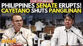 Philippines Senate LIVE: Cayetano Fires Back At Pangilinan During Fierce Hearing | Philippines News