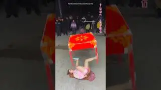 This Chinese Girl Balance Table In Few Hours. #shorts