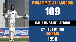 Azharuddin 109 vs South Africa  | 2nd Test Match at Kolkata in 1999