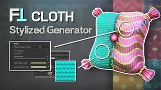 Crazy NEW Fabric Generator for Substance Painter / FT Cloth