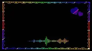 Top 5 4K Colorful Screen Border Template | Status Video Frame For Love