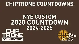 ChipTrone TSQ Custom 2020 Style Countdown - Countdowns “R” Us Series