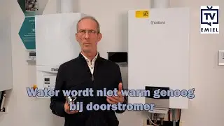 Water is niet warm genoeg bij een doorstromer