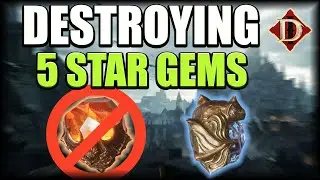 Destroying 5 STAR Gems for 1 and 2 Star Gems! | Diablo Immortal